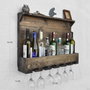 Hanah Home Raf339 Estantería Decorativa de Madera de 70 cm